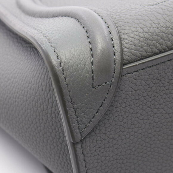 Celine Luggage Shopper Handbag Leather Gray - Picture 7 of 8